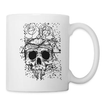 Okkult Goth Grunge Gothic Punk Metal - Tasse - Weiß - Rechts
