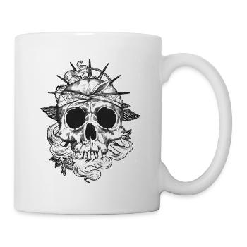 Occult Goth Grunge Gothique Punk Metal - Mug blanc - blanc - Droite