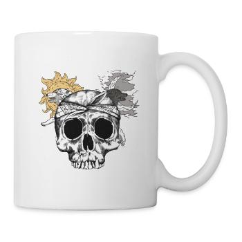 Occult Goth Grunge Gothique Punk Metal - Mug blanc - blanc - Droite