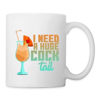 J’ai besoin d’un énorme cocktail 4 - Mug blanc - blanc - Droite