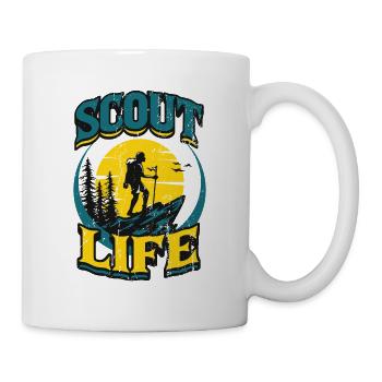 Scout Life Scout Camping Outdoor Scout - Mug - white - Right