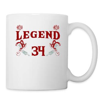 This ink legend turns 34 Fantastic 34. - Mug - white - Right