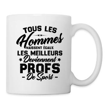 Les meilleurs hommes deviennent profs de sport - Mug blanc - blanc - Droite
