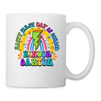 Happy First Day of School Kindergarten - Mug - white - Right