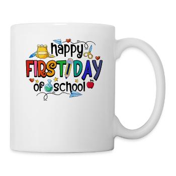 Happy First Day of School - Mug - white - Right