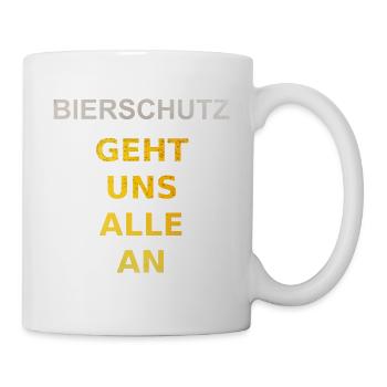 Bier Sprüche Festival Après Ski Party Mallorca - Tasse - Weiß - Rechts