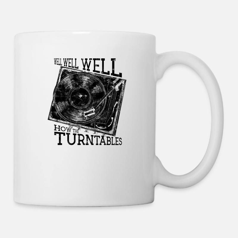 Well Well Well How the Turntables - synthesizers - Mug - white