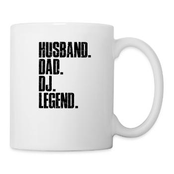 Husband Dad DJ Legend - electronic - Mug - white - Right