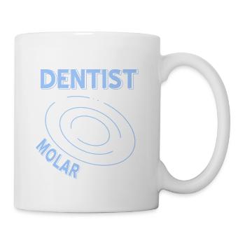Le meilleur dentiste dans le système molaire drôle de cadeau - Mug blanc - blanc - Droite