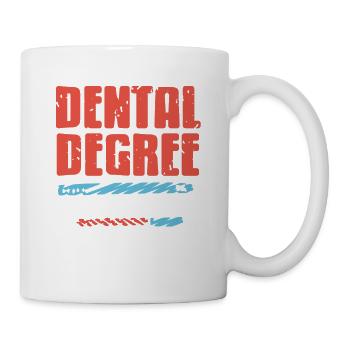 Dental Degree 60% Loading Cool Dentist T-Shirt - Mug - white - Right