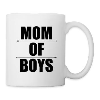 Mom Of Boys - Mug - white - Right