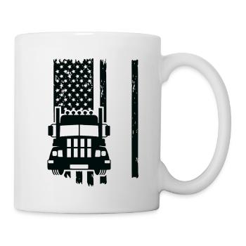 Camion USA - Mug blanc - blanc - Droite