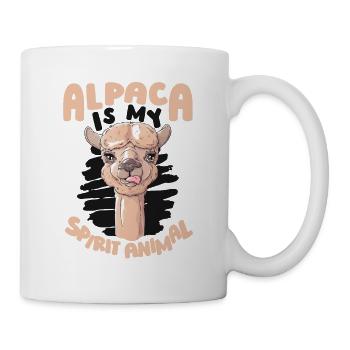Alpaca Is My Spirit Animal Vicuna Guanaco Llama - Mug - white - Right