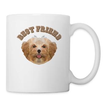 Best Friend Quadrupède Wauwau Chien Bolonka Zwetna - Mug blanc - blanc - Droite