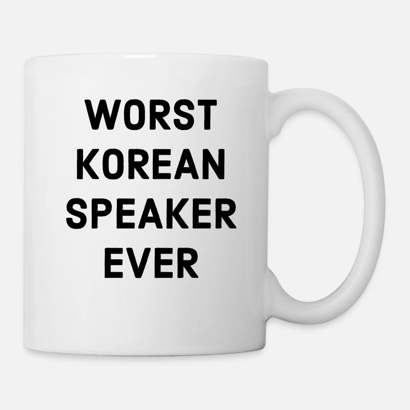 Poor Korean language - Mug - white