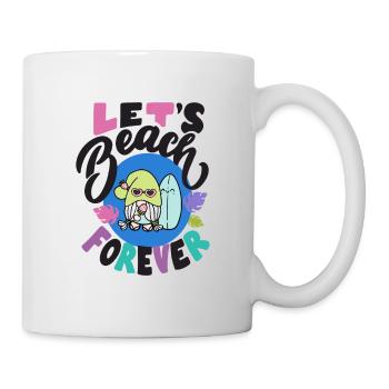 Let's Beach Surfing Gnome - Mug - white - Right
