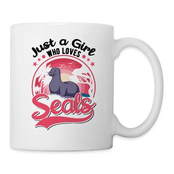 Seal Girls - Mug blanc - blanc - Droite