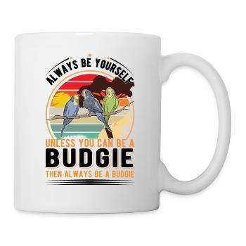 Soyez toujours vous-même à moins que vous ne puissiez être une perruche - Mug blanc - blanc - Droite
