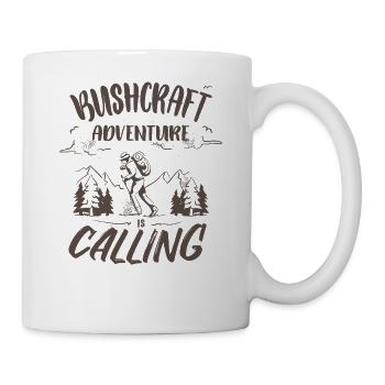 Bushcrafter Survival Hiking Outdoor Camping - Mug - white - Right
