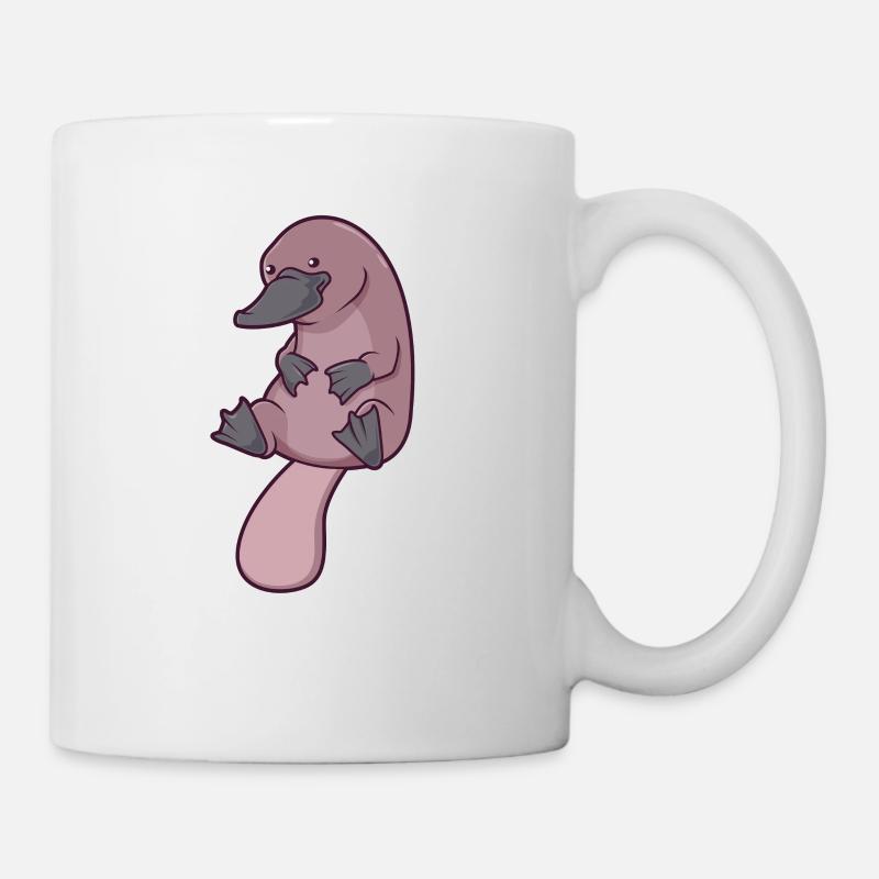 Ornithorynque Kawaii - Mug blanc - blanc