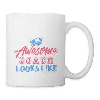 This Is What An Awesome Coach Looks Like Tee - Mug - white - Right