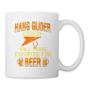 Hang Glider Coach Will Trade Expertise For Beer - Tasse - Weiß - Rechts