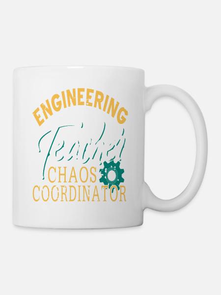 Vintage Engineering Teacher Chaos Coordinator - Mugg - vit