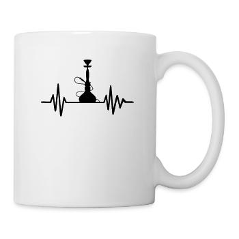Heartbeat Shisha Hookah Smoking Hookah Pulse - Mug - white - Right