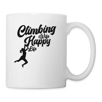 Climbing Climbing Climbers Bouldering Mountaineers - Mug - white - Right