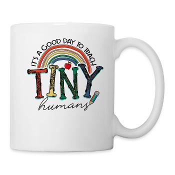 It's a Good Day to Teach Tiny Humans Leopard - Mug - white - Right
