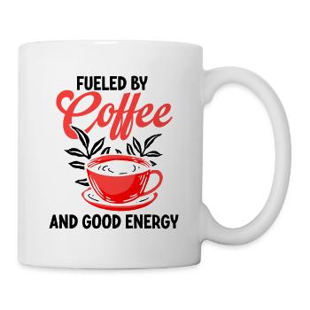 Positive Energy Coffee Energy Healer Coffee Addict - Mug - white - Right