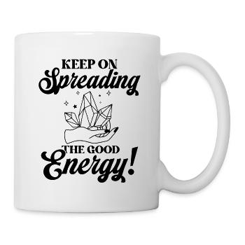 Energy Medicine Positive Energy Crystals Healer - Mug - white - Right