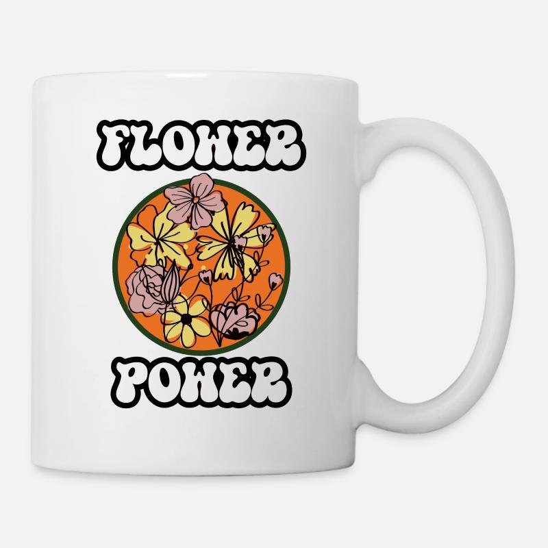 Flower Power - Mug - white