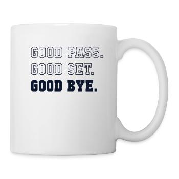 Good Pass Set Bye Team Player Coach Trainer - Mug - white - Right
