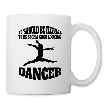 Dancer Ballerina Dance Ballet Gift Dance Class - Mug - white - Right