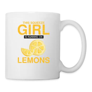 Lemon Design Lemonades Stand Boss Vente de citron - Mug blanc - blanc - Droite