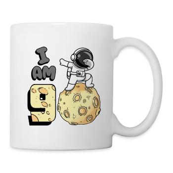 Je suis astronaute de 9 chambres enfant Moon Walker 9. - Mug blanc - blanc - Droite
