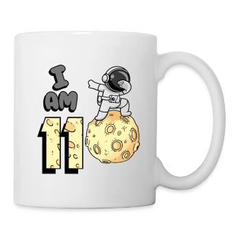 Je suis 11 astronaute spatial Kid Moon Walker 11. - Mug blanc - blanc - Droite
