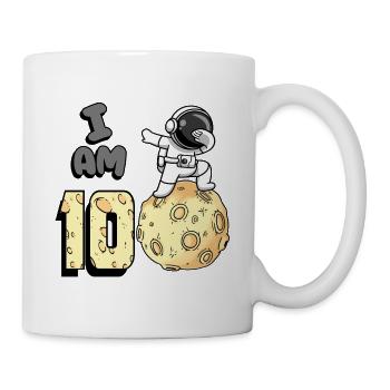 I am 10 Space Astronaut Kid Moon Walker 10. - Mug - white - Right