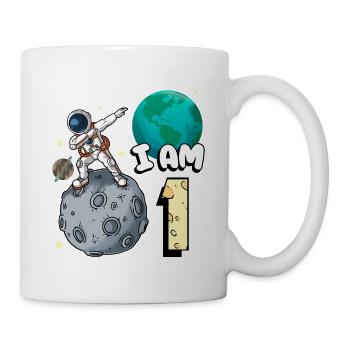 Je suis 1 chambre astronaute enfant Moon Walker 1. - Mug blanc - blanc - Droite