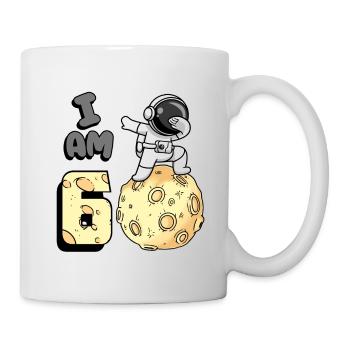 Je suis astronaute de 6 pièces enfant Moon Walker 6. - Mug blanc - blanc - Droite