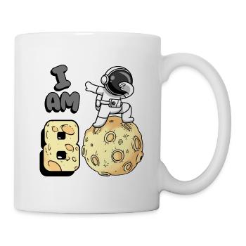 Je suis astronaute de 8 chambres enfant Moon Walker 8. - Mug blanc - blanc - Droite