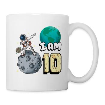 Je suis astronaute de 10 chambres enfant Moon Walker 10. - Mug blanc - blanc - Droite