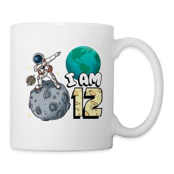 Je suis astronaute de 12 chambres enfant Moon Walker 12. - Mug blanc - blanc - Droite