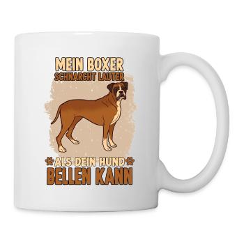 Boxer Hund Hundeliebhaber Boxer - Tasse - Weiß - Rechts