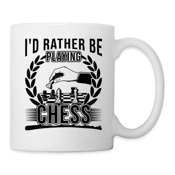 I'd Rather Be Playing Chess - Mug - white - Right