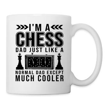 Cool Chess Dad Funny Chess Player Quotes - Mug - white - Right