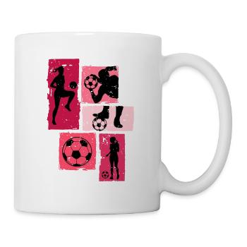 Fußballspielerin Frauen Fußball - Tasse - Weiß - Rechts