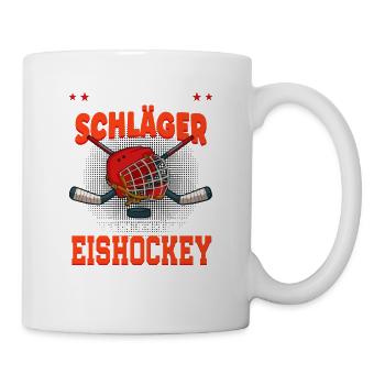 Eishockey - Tasse - Weiß - Rechts