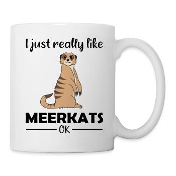 Meerkat Lover Funny Saying Gift - Mug - white - Right